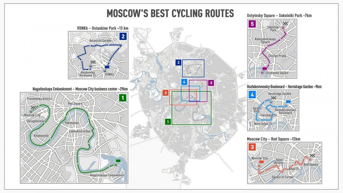 Moskva велосипед мапа