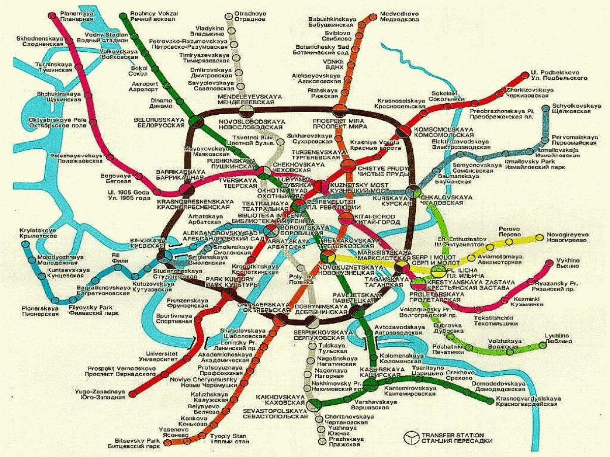 Москва железнички мапа