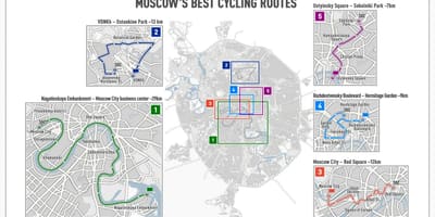 Moskva велосипед мапа