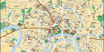 Moskva мапа на градот