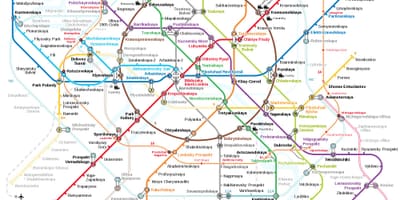 Метро станица Москва мапа