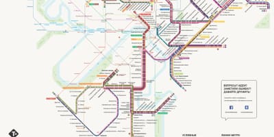 Карта на Москва трамвај