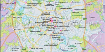 Карта на Москва id