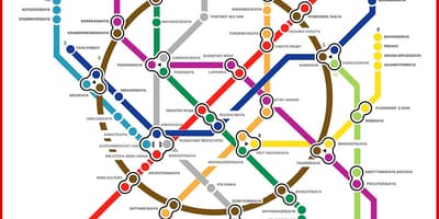 Метро мапата Moskau