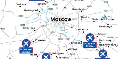 Москва аеродром карта на терминал