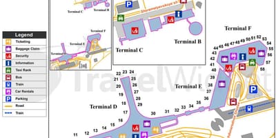 Москва Sheremetyevo аеродром мапа