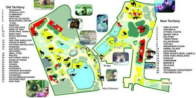 Карта на Москва зоолошка градина