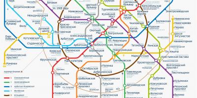 Метро Москва мапа