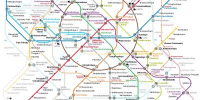 Метро станица Москва мапа