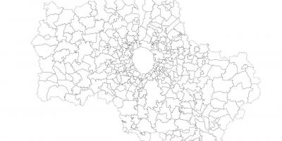 Moskva општини мапа