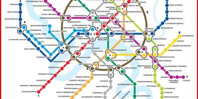 Карта на Москва метрото
